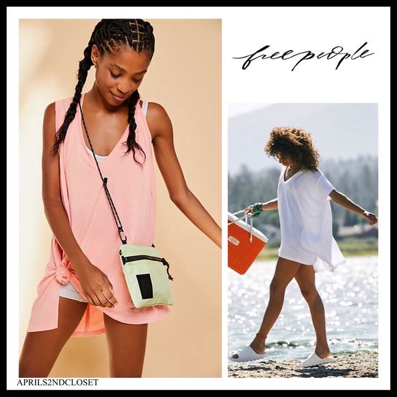 FREE PEOPLE BOHO MNI SUN DRESS SLEEVELESS SUMMER KNIT TUNIC A2C - Picture 6 of 16